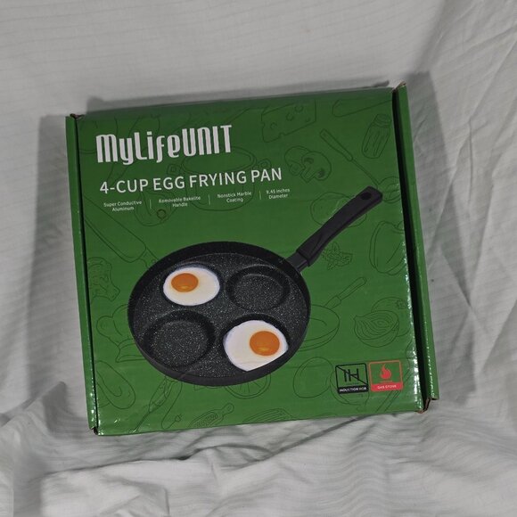 mylifeunit Other - MyLifeUNIT Aluminum 4-Cup Egg Frying Pan, Non Stick Egg Cooker Pan